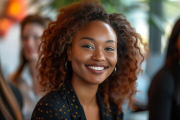 A diverse and inclusive global business office thrives with a group of multi-racial individuals who work together as a cohesive team, fostering a strong sense of teamwork and collaboration