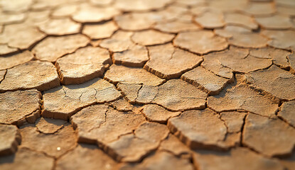 Abstract Cracked Earth