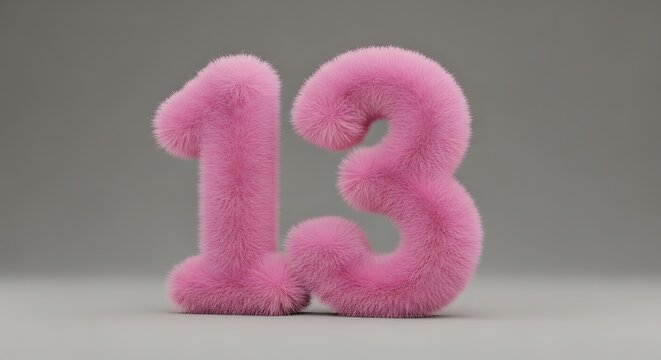 Pink Fluffy Number Thirteen.