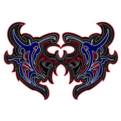 chicano font + Thai giant characters