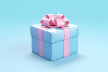 Obraz premium Gift box anniversary celebration.