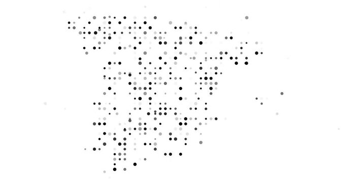 Post conceptual video circles create Spain