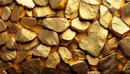 Gold Stone Texture Glitter For Abstract Background
