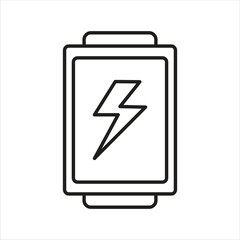 Battery Icon Design Elements Illustration