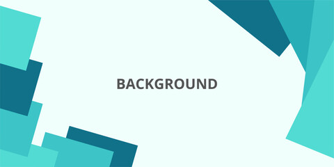 Banner layout template design for posters. Green banner background. Vector banner.