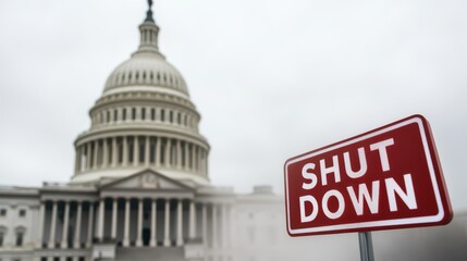 Obraz na płótnie Canvas Image depicts the U.S. Capitol building with a 