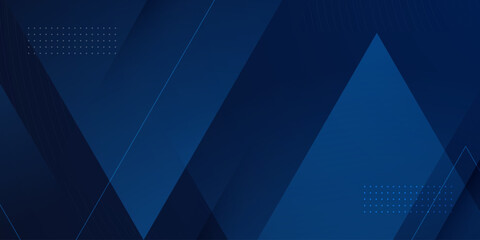 Abstract dark blue triangle overlap pattern background. Simple background concept design.