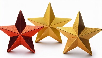 Stars Isolated On White