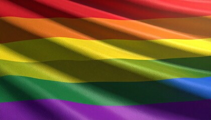 rainbow flag closeup