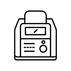 Illustration of a toaster, , perfect for breakfast or kitchen appliance designs