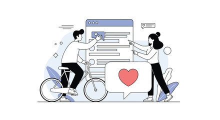 Digital marketing strategy for online business growth and customer engagement.