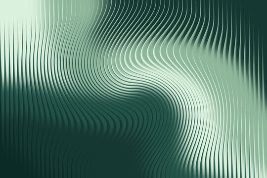 Abstract green swirling lines create a mesmerizing and dynamic visual pattern