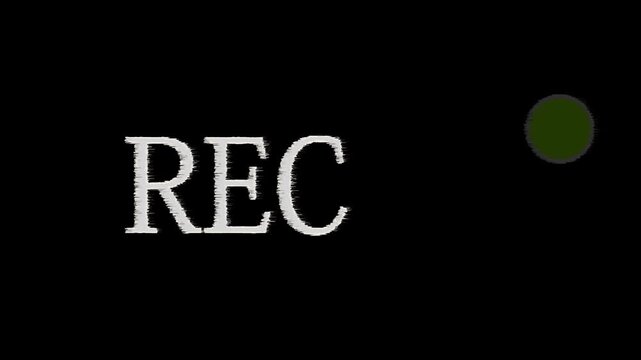 recap text on black background	