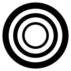 Concentric Circles Abstract Geometric Design Graphic