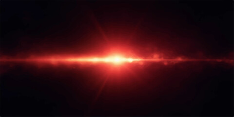 Abstract background with bright red and orange flames in a dark space, illustrating glowing energy