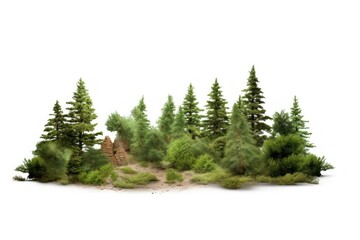 Obraz premium Forest vegetation outdoors woodland.