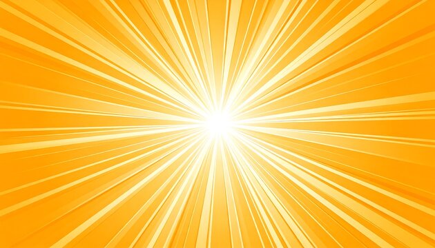 Radiating burst of vibrant orange and yellow