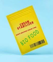 A powdered additive that prevents whipped cream from