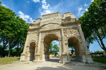 Fototapeta premium Orange, Roman Arch
