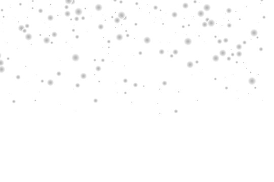 silver glitter round particles confetti. Luxury sparkling glitter dust falling isolated on transparent background. Falling magic glitter confetti, golden dust. Modern Design elements or decoration,
