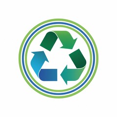 Obraz premium Recycle Symbol or Sign for Environment Protection.