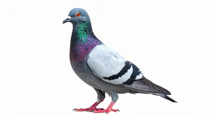 pigeon isolated on white background