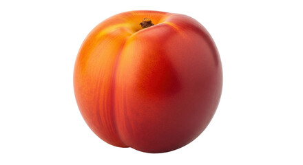 Isolated Nectarine fruit on a clean background perfect for creative projects like ads or posters