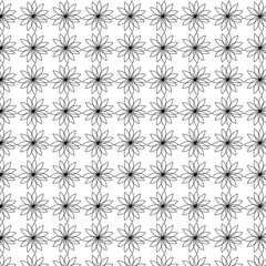 A black and white pattern with small squares
