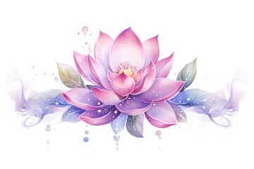 Fototapeta premium Lotus flower graphics pattern petal.