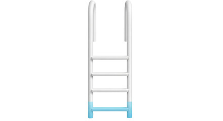Isolated Swimming Pool Ladder for Safety & Accessibility in Aquatic Recreation Spaces
