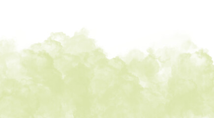 Ethereal yellow smoke billowing against a black background