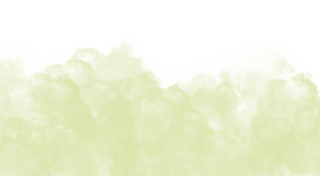 Ethereal yellow smoke billowing against a black background