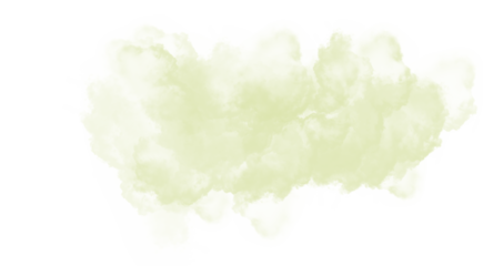 Wispy yellow smoke billowing against a black background