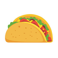 Flat 2D Chifrijo illustration, vector graphic in icon style, on white background