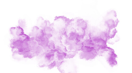 Naklejka premium Abstract swirling purple and white smoke on black background