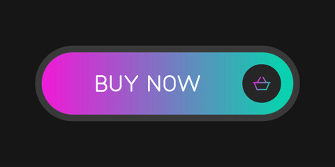 Modern CTA button with shine, 