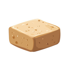 Halva, flat style 2D vector image, isolated on a white background