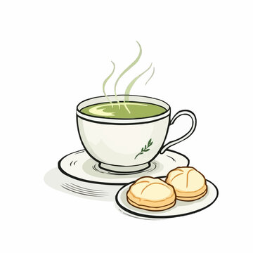 Green Tea clip art preview