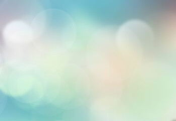 Green blue blurred background.Abstract soft colors illustration.Nature bokeh wallpaper.