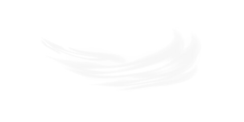 An abstract white swirl brush stroke PNG overlay on a rich black background, enhancing any visual composition