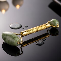Jade Facial Roller for Skincare.
