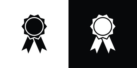 Badge icons set. vector icons designed in filled style