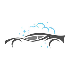 Car wash business logo icon