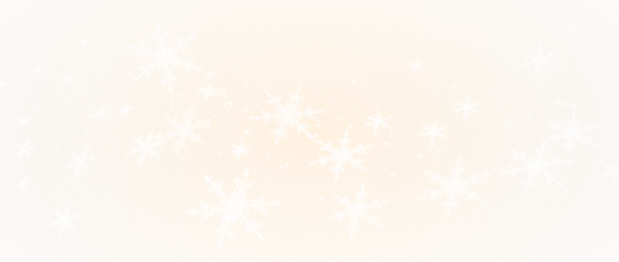 Festive Snowflakes Overlay for Photo Design A Transparent PNG Illustration Set Against a Warm Background