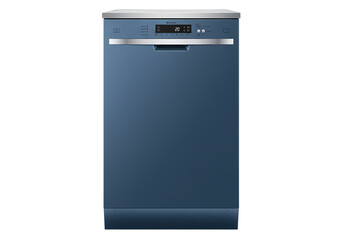 Modern Blue Dishwasher: Kitchen Appliance Features & Specs