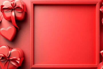 Creative 3D hearts and gift boxes perfect for Valentine's Day celebrations and love messages