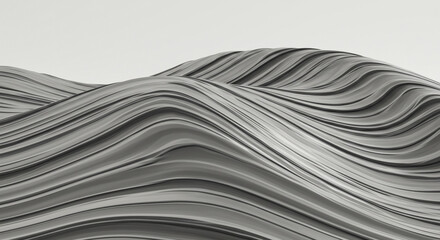Abstract grayscale waves background