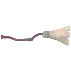 Enchanting witch broom ready for Halloween flight