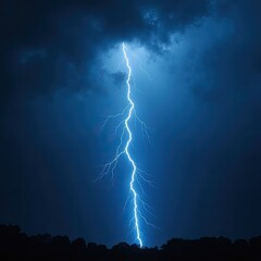 lightning in the sky