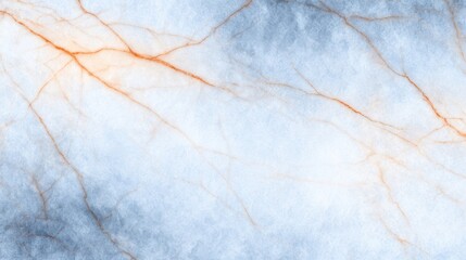 Fototapeta premium Abstract blue and orange marble texture with intricate vein patterns, ideal for backgrounds and designs